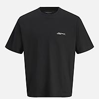 LINGTON TEE BLACK - Jack & Jones