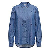LOVE SHIRT MED BLUE DENIM - JDY