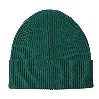 MASON MERINO BEANIE DARK GREEN - Selected