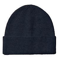 MASON MERINO BEANIE NAVY - Selected