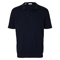 MATTIS LINEN POLO SKY CAPTAIN - Selected
