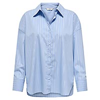 MIO LUREX SHIRT BLUE - JDY