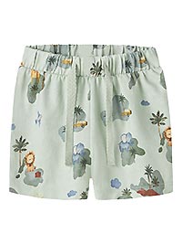 NBMHELLO SHORTS PALE AQUA BABY - Name it