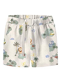 NBMHELLO SHORTS PEYOTE MELANGE BABY - Name it