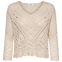 NEWSUN CROPPED TOP TAPIOCA - JDY