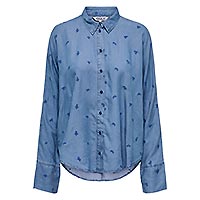 NEW GRACE SHIRT MEDIUM BLUE - Only