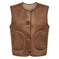 NICO WAISTCOAT TOASTED COCONUT - Only