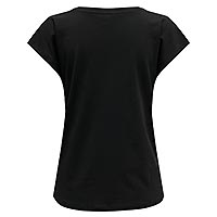 NINA LIFE TEE BLACK - Only