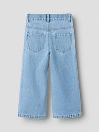 NMFROSE WIDE EMB JEANS LIGHT BLUE DENIM MULTI - Name it