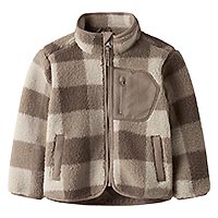 NMMMONICO SHERPA JACKET CHECK FOSSIL - Name it