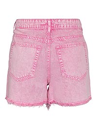 NMPOLLY OLESIA HW DESTROYED SHORTS BEGONIA PINK - Noisy May
