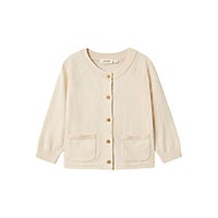 NORD WOOL CARDIGAN DOVE - Lil Atelier