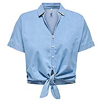 NOVA AZURE SHIRT LIGHT DENIM - Only