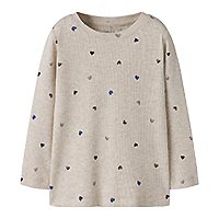 NUTTI TOP COEURS BEIGE - Name it