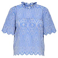 NYLA TULUM TOP BLUE  - Only