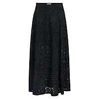OBJBIANCA MW LO LONG SKIRT BLACK - Object