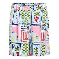 OBJEDIE HW SHORTS WINTER SKY GRAPHIC - Object