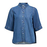 OBJFRAME 24 RE DENIM TOP NOOS MED BLUE DNM - Object