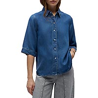 OBJFRAME 24 RE DENIM TOP NOOS MED BLUE DNM - Object