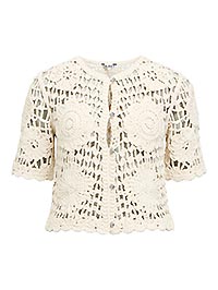 OBJMINGA RE SS KNIT CARDIGAN BIRCH BROWN - Object