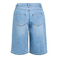 OBJROSIE MW LO DENIM LONG SHORTS LIGHT BLUE DENIM - Object