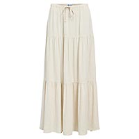 OBJSANNE MW LONG LAYER SKIRT SANDSHELL - Object