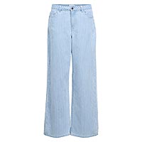OBJSANNI MW WIDE JEANS LIGHT BLUE DENOM - Object