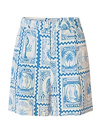 OBJVIMA HW SHORTS  BIRCH AZURE BLUE - Object