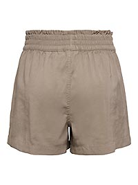 ONLARIS LIFE PULL UP SHORTS TAUPE - Only