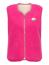 ONLBABY TEDDY VEST REVERSIBLE PNT PINK YARROW - Only