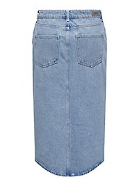 ONLBIANCA MIDI SKIRT REA LIGHT BLUE DENIM - Only