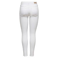 ONLBLUSH MID SK RW ANK DNM REA0730 WHITE L30 - Only