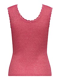ONLCARLA SL GLITTER TOP CS JRS PINK YARROW - Only