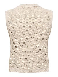 ONLCHILI SL STRING VEST KNT ECRU - Only