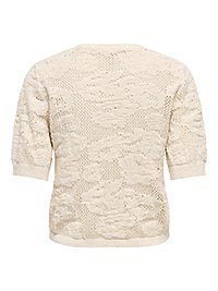 ONLCHLOE SS CADIGAN KNT ECRU - Only