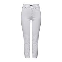 ONLEMILY STRETCH HW STR ANK DNM WHITE L32 - Only