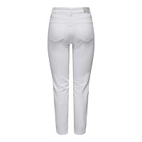 ONLEMILY STRETCH HW STR ANK DNM  WHITE L30 - Only