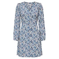 ONLEVIDA LS SHORT DRESS WVN NOOS CORONET BLUE - Only