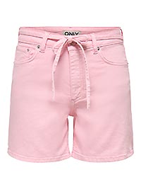 ONLGIANNACALLA MW BELTED SHORTS ROMANCE ROSE - Only