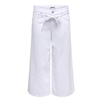 ONLGIANNA MW CULOTTE DNM DOT WHITE DENIM L32 - Only