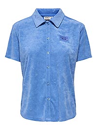 ONLHOLLYTERRY SS PLACKET ULTRAMARINE - Only