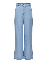 ONLIA CHARIS LIFE STR PANTS MED BLUE DENIM - Only