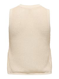 ONLIVY SL PEARL ONECK TOP BIRCH - Only