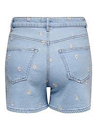 ONLJOSEPHINE HW DAISY DNM SHORTS LIGHT BLUE DENIM - Only