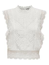 ONLKARO SL LACE TOP CLOUD DANCER - Only