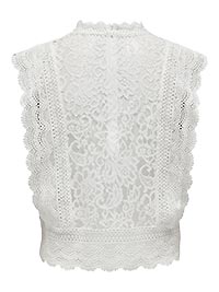 ONLKARO SL LACE TOP CLOUD DANCER - Only