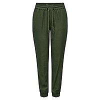 ONLKELDAEMERY MW PULLUP PANTS GRAPE LEAF - Only