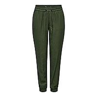 ONLKELDAEMERY MW PULLUP PANTS GRAPE LEAF L32 - Only