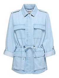 ONLKENYA LS UTILITY DNM JKT AKM LIGHT BLUE - Only