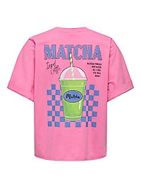 ONLMINNA SS PRINT TOP WILD ORCHID - Only